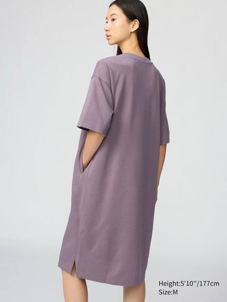 Сукня Uniqlo світло-зелена AIRism Cotton Relaxed Dress 8301 фото