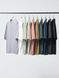 Футболка Uniqlo U темно-синяя AIRism Cotton Oversized Crew Neck T-Shirt 8103 фото 2