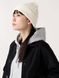 Шапка Uniqlo свiтла Cotton Beanie (Ribbed)  7109 фото 2