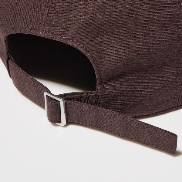Бейсболка Uniqlo черная Adjustable Linen Blend Cap 8538 фото