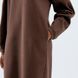 Платье Uniqlo коричневое с объемными рукавами 6389 фото 5