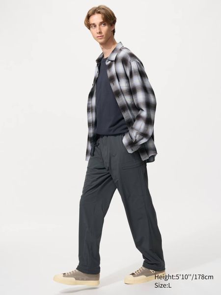 Штани Uniqlo сірі Warm Lined Trousers 8220 фото