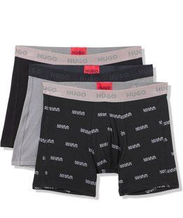 Набор трусов HUGO Men's 3-pack Metallic Boxer Brief Gift Set 84131 фото