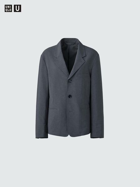 Пиджак Uniqlo U черный Tailored Jacket 8580 фото