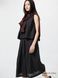 Спідниця Uniqlo чорна Linen Blend Tuck Long Skirt 8492 фото 1