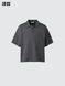 Футболка-поло Uniqlo U темно-сіра Skipper Polo Sweater 8437 фото 3