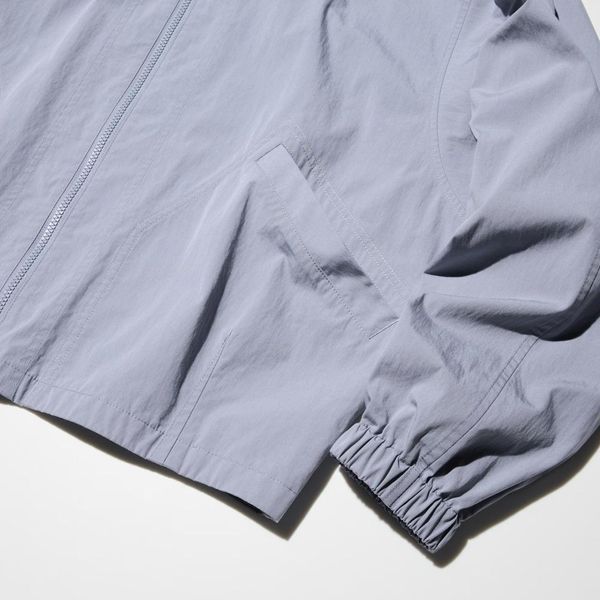 Куртка Uniqlo світло-блакитна легка Hooded Blouson із серії U 7511 фото