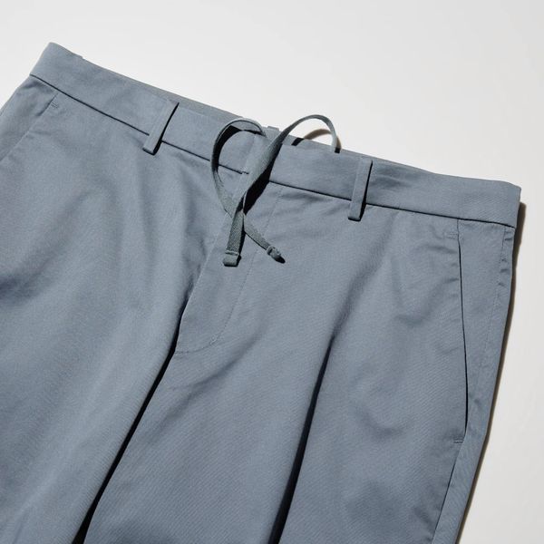 Шорты Uniqlo оливковые Stretch Slim Shorts | 9" 8516 фото