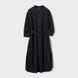 Платье-рубашка Uniqlo льняное черное 6554 фото 1