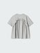 Футболка Uniqlo+Cecilie Bahnsen сіра Frill T-Shirt 8599 фото 6