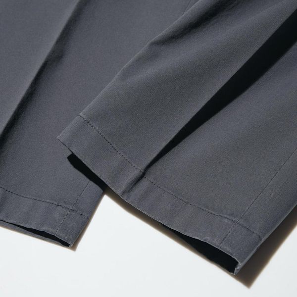 Брюки Uniqlo темно-сiрi Smart Ankle Trousers (Cotton) 77721 фото