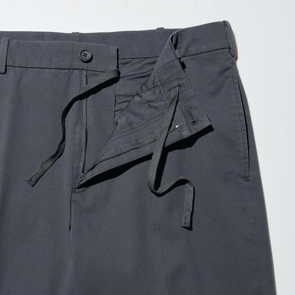 Брюки Uniqlo темно-сiрi Smart Ankle Trousers (Cotton) 77721 фото