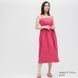 Сукня-камісоль Uniqlo лляна рожева 6645 фото 2