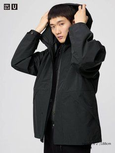Парка Uniqlo U черная BLOCKTECH Utility Parka 80131 фото