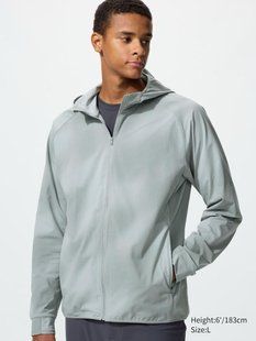Худі Uniqlo ciра DRY-EX UV Protection Full-Zip Hoodie | Print  8523 фото