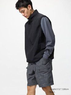 Шорти Uniqlo сірі Geared Shorts 7582111 фото