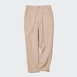 Брюки Uniqlo льняные бежевые 658811 фото