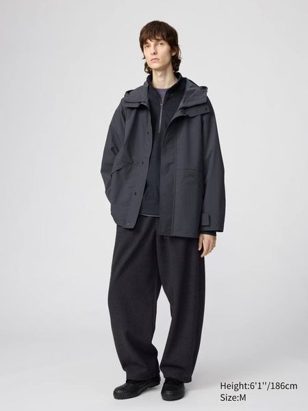 Парка Uniqlo U черная BLOCKTECH Utility Parka 80131 фото