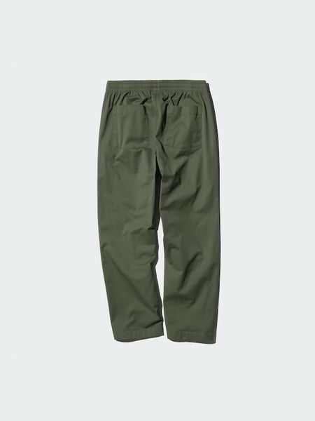 Штаны Uniqlo зеленые Cotton Ankle Trousers 6814 фото