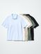 Футболка-поло Uniqlo бiла AIRism Cotton Piqu&eacute; Polo Shirt (Full Open) 8441 фото 2