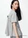Футболка Uniqlo+Cecilie Bahnsen сіра Frill T-Shirt 85991 фото 3