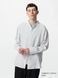 Сорочка Uniqlo світла  лляна Premium Linen Stand Collar Striped Long-Sleeve Shirt 81331 фото 1