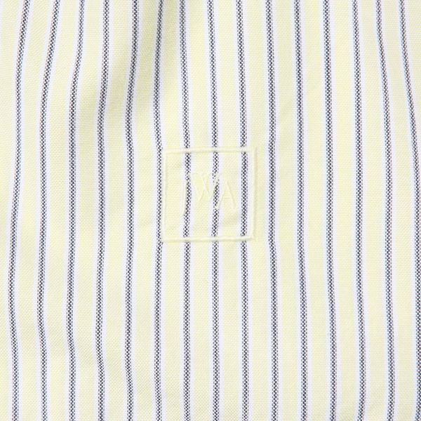 Рубашка Uniqlo+JW Anderson желтая Oversized Oxford Long Sleeve Shirt 8118 фото