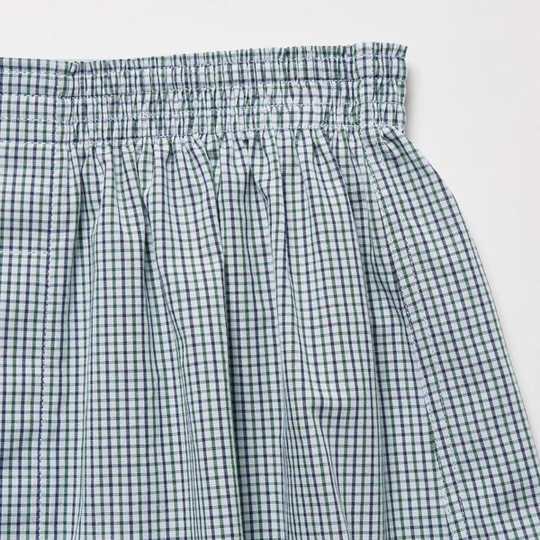 Труси Uniqlo в клітинку Woven Trunks | Tattersall 8371 фото