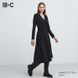 Платье Uniqlo:C черное LONG SLEEVED WRAP DRESS 64611 фото 1