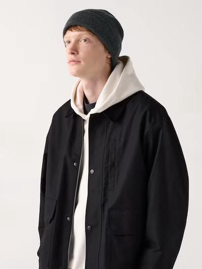 Шапка Uniqlo черная HEATTECH Watch Cap 7113 фото