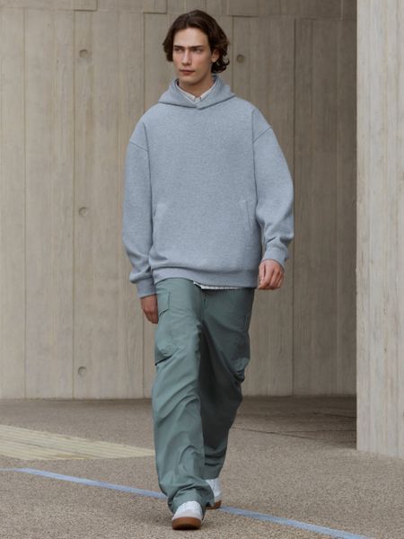 Брюки карго Uniqlo:C свiтло-блакитнi Wide Cargo Pants 74881 фото