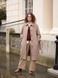 Пальто Uniqlo твидовое бежевое Tweed Single Collar Coat 7636 фото 12