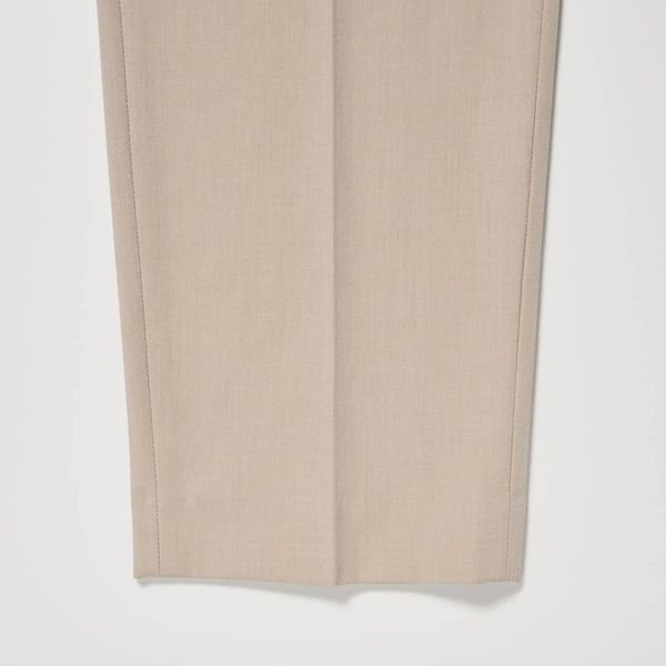 Брюки Uniqlo бежеві SMART ANKLE LENGTH TROUSERS 6678 фото