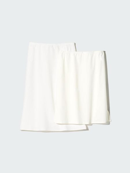 Спідниця Uniqlo коричнева Linen Blend Narrow Midi Skirt 8442 фото