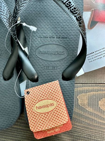 В'єтнамки Havaianas чорні  7431 фото