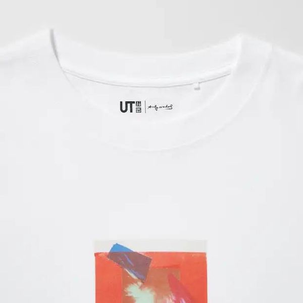 Футболка Uniqlo белая ANDY WARHOL COLLAGES UT 67091 фото