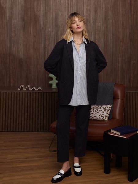 Пiджак UNIQLO чорний Comfort Jacket  73761 фото