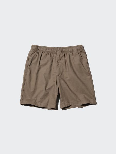 Шорти Uniqlo жовті Linen Blend Easy Shorts 8494 фото