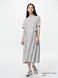 Сукня Uniqlo сіра Frill T-Shirt Dress (Short Sleeve) 8581 фото 2