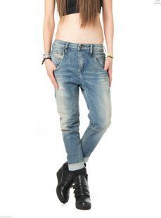 Джинсы Diesel светлые Fayza boyfriend 4472 фото