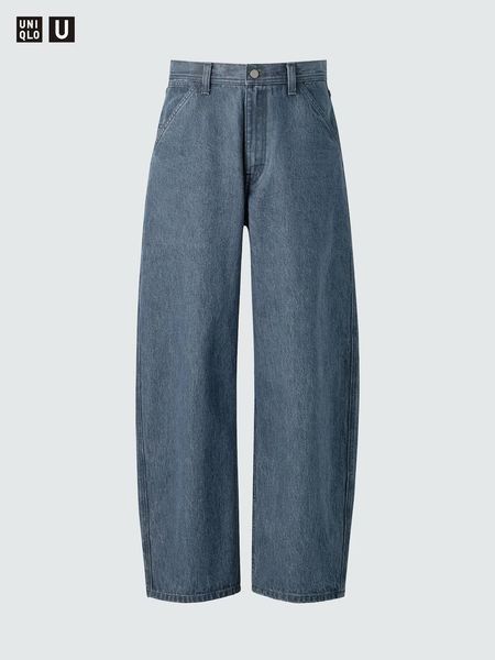 Джинсы Uniqlo U синие Wide Tapered Jeans 8525 фото