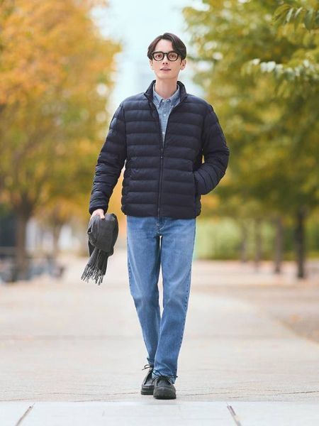 Куртка Uniqlo темно-синя PUFFERTECH Jacket 8160 фото
