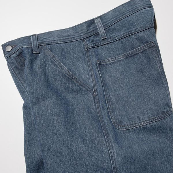 Джинсы Uniqlo U синие Wide Tapered Jeans 8525 фото