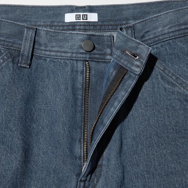 Джинсы Uniqlo U синие Wide Tapered Jeans 8525 фото