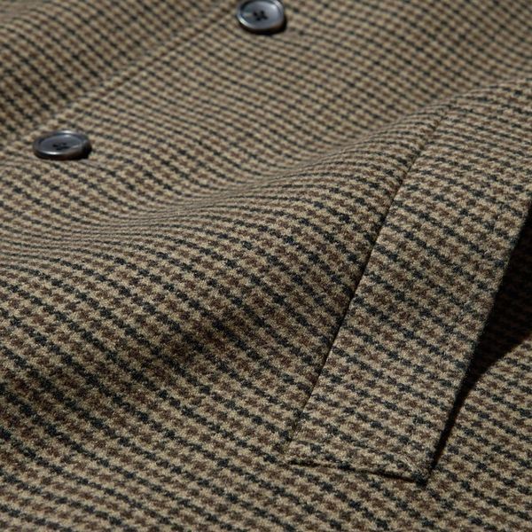 Пальто Uniqlo в клiтинку Balmacaan Coat | Checked 817411 фото