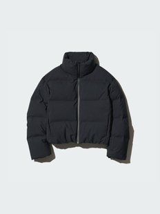 Пуховик Uniqlo чорний Seamless Down Short Jacket 80411 фото
