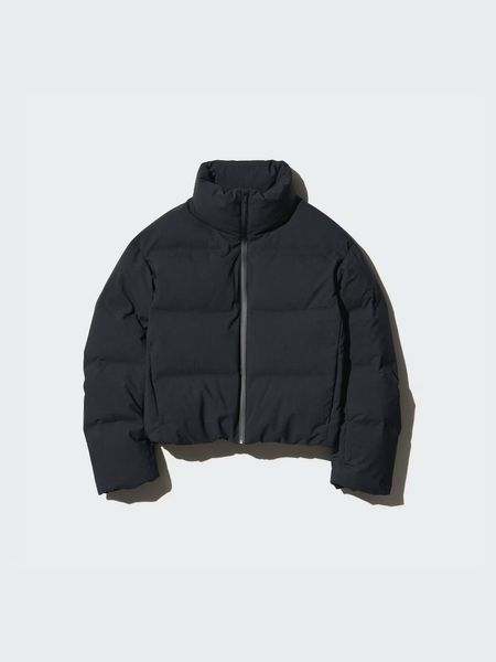 Пуховик Uniqlo чорний Seamless Down Short Jacket 80411 фото