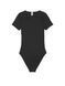 Боді чорне Victoria's Secret Bodywear by Victoria with FeatherSoft&trade; Innovation Short-Sleeve Bodysuit 8496 фото 4