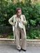 Пальто Uniqlo:C бежевое Wool Blend Wrap Coat  72401 фото 9