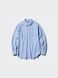 Рубашка Uniqlo голубая Chambray Overshirt 84951 фото 3